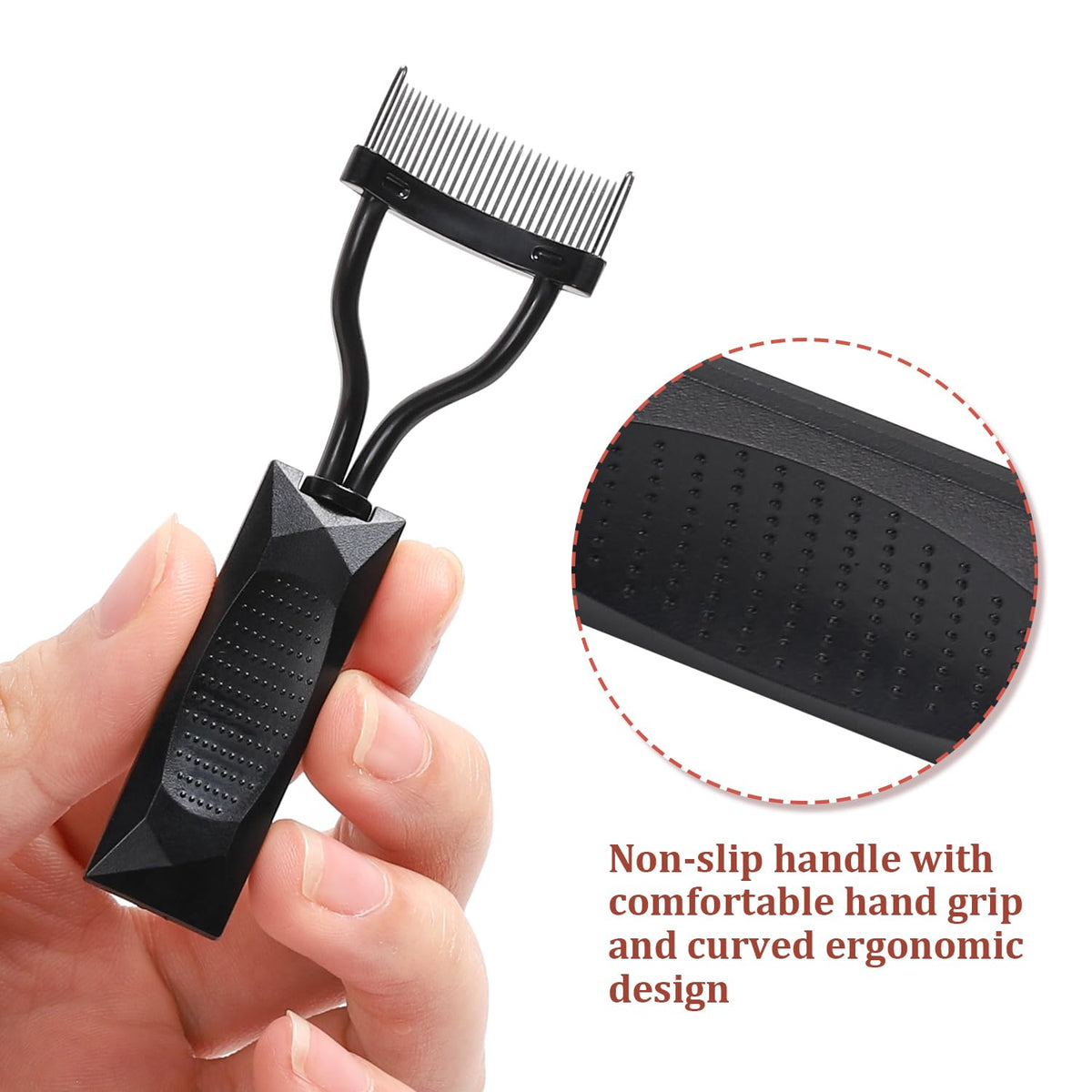 Arc-Designed Eyelash Comb